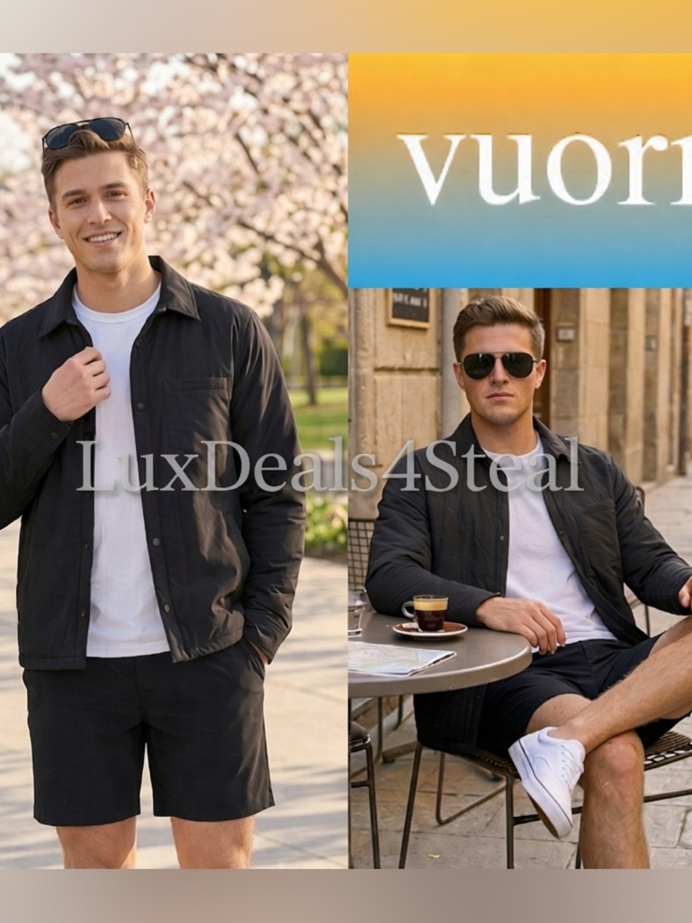 NEW ARRIVAL Vuori Nomad Insulated Shirt Jacket water resistant black medium